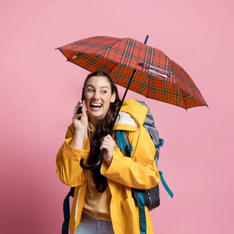 Paraguas Semiautomático Paq. 9 Pzs.☔ - Image 3