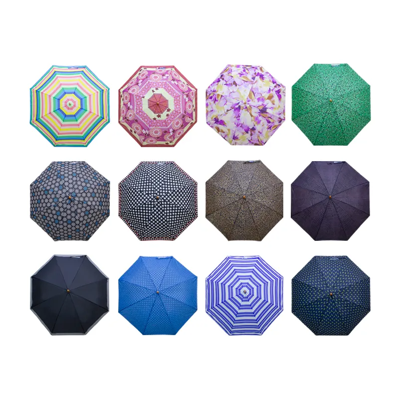 Paraguas Semiautomático Paq. 12 Pzs.☔