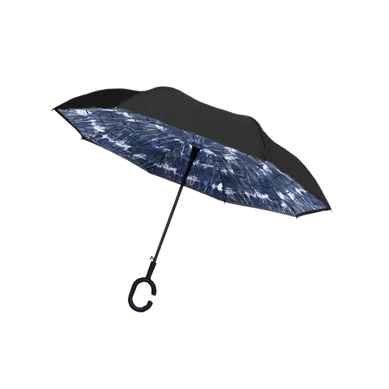 Paraguas Reversible con Sistema Semiautomático y Bastón Ergonómico Paq. 5Pzs.☔ - Image 15