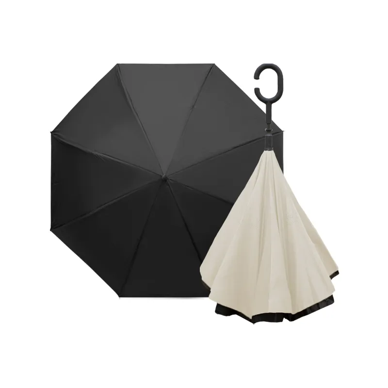 Paraguas Reversible con Sistema Semiautomático y Bastón Ergonómico Paq. 8 Pzs.☔ - Image 20