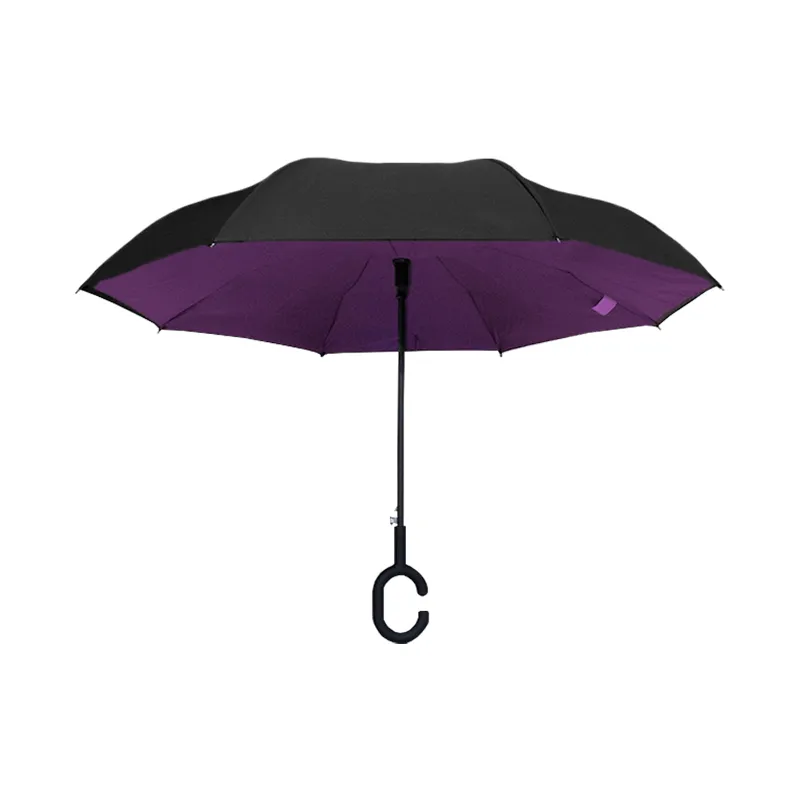 Paraguas Reversible con Sistema Semiautomático y Bastón Ergonómico Paq. 8 Pzs.☔ - Image 10