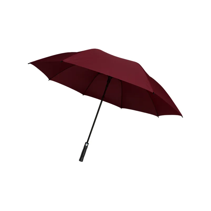 Paraguas con Sistema Semiautomático 8 Varillas Flexibles Color Vino - Image 3
