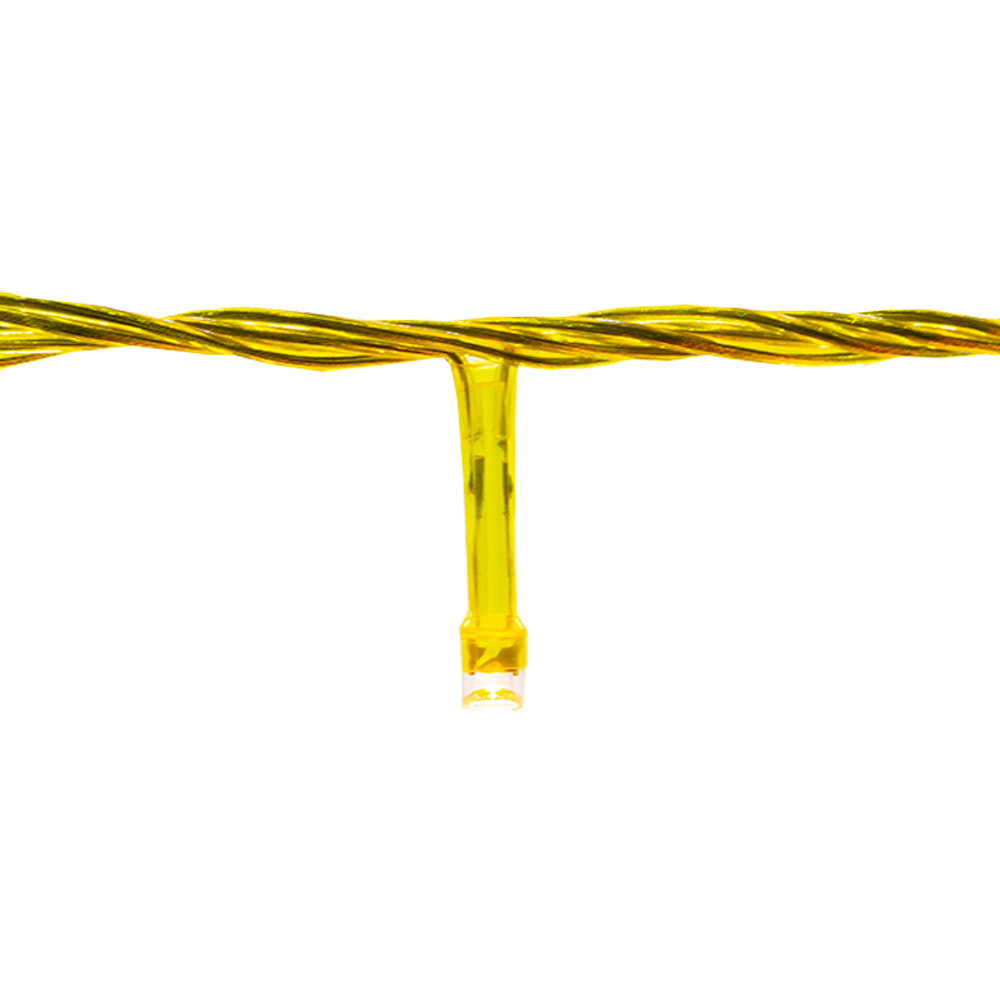 Serie Navideña Mágica 500 Led Luz Amarilla 23mts 8 Funciones - Image 5