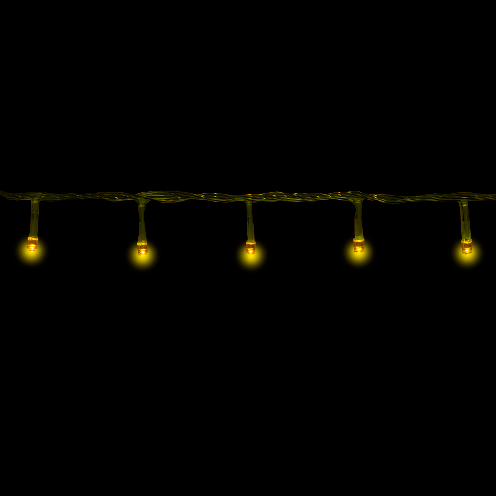 Serie Navideña Mágica 300 Led Luz Amarilla 13.5mts 8 funciones - Image 7
