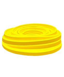 Manguera Navideña Luz Led Neon Amarilla Doble Vista 10 Metros