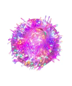 Serie Navideña Musical 140 Luces Led Luz Multicolor 6.8 Mts