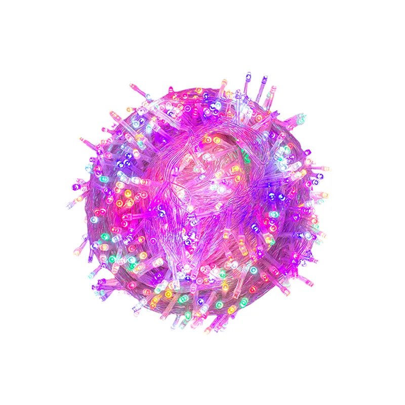 Serie Navideña Musical 140 Luces Led Luz Multicolor 6.8 Mts