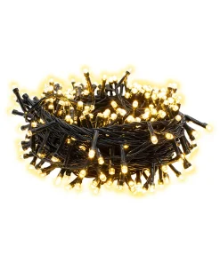 Serie Navideña 500 Luces Led Luz Cálida 25 Metros