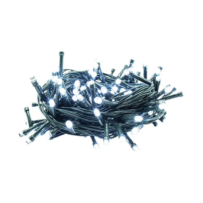 Serie Navideña 800 Led Luz Blanca 36 Metros 8 Funciones