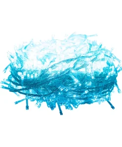 Serie Navideña 1000 Luces Led Luz Azul Cian 45mts 8 funciones