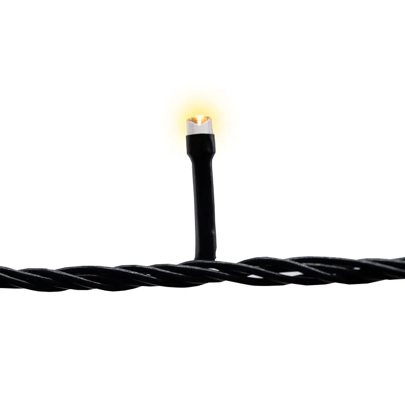 Serie Navideña 1000 Luces Led Luz Cálida Destello 50 Metros - Image 4