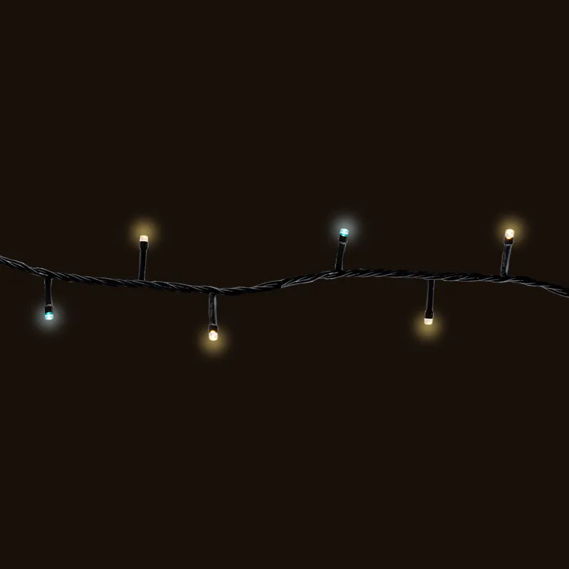 Serie Navideña 1000 Luces Led Luz Cálida Destello 50 Metros - Image 6