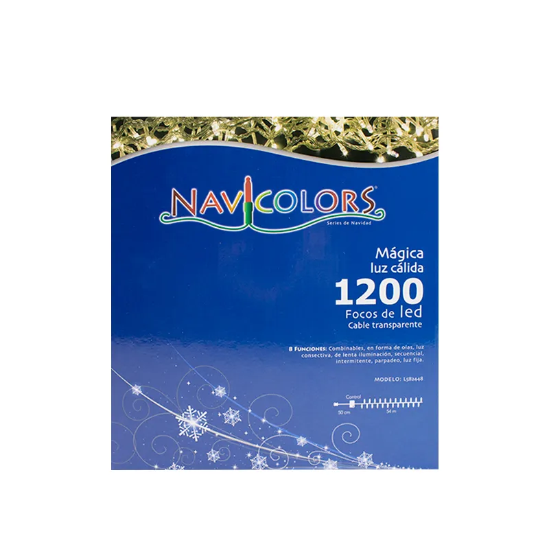 Serie De Luces Led Navideña 1200 Focos Luz Cálida 54 Metros - Image 10