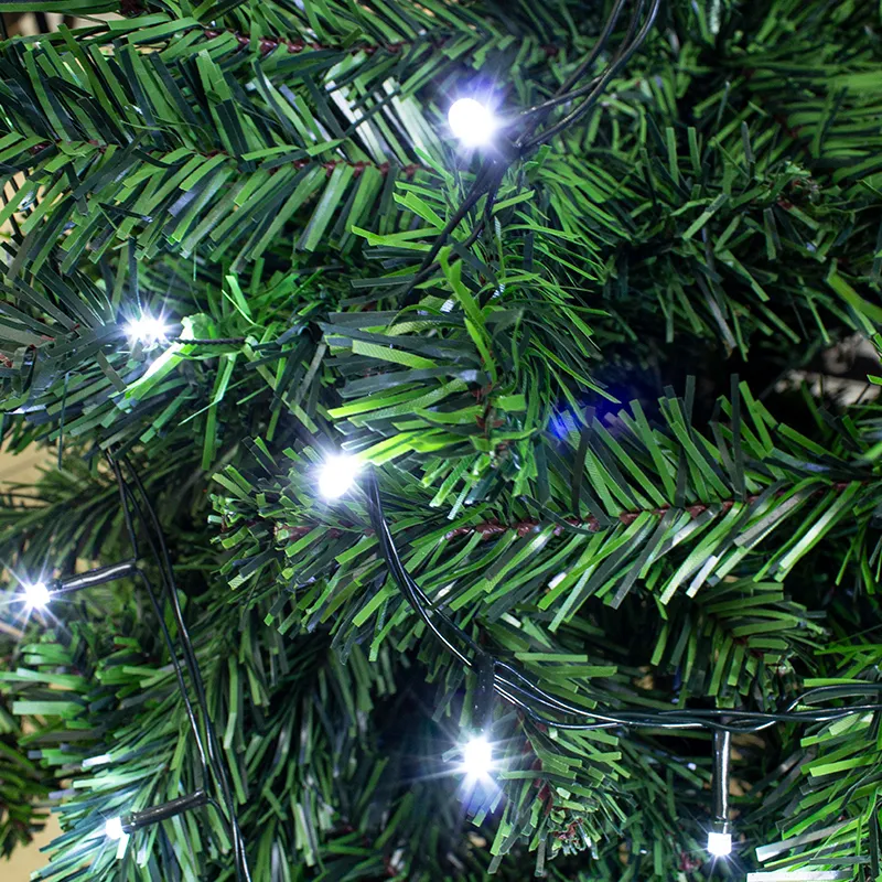 Serie Navideña 1200 Led Luz Blanca 54 Metros 8 Funciones - Image 2