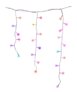 Serie Cascada 300 Luces Multicolor Luz Led Navideña