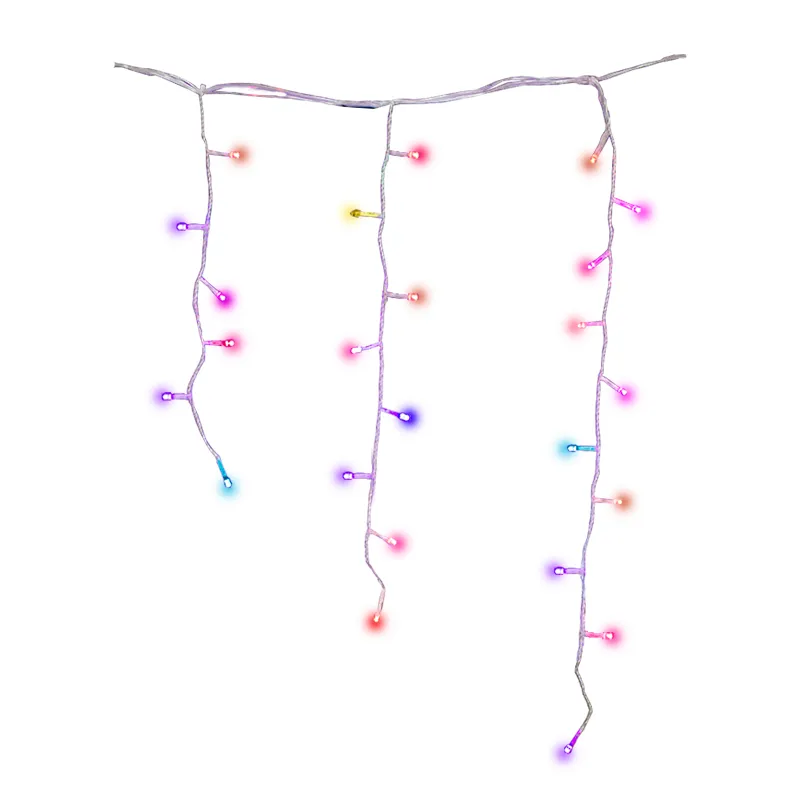 Serie Cascada 300 Luces Multicolor Luz Led Navideña