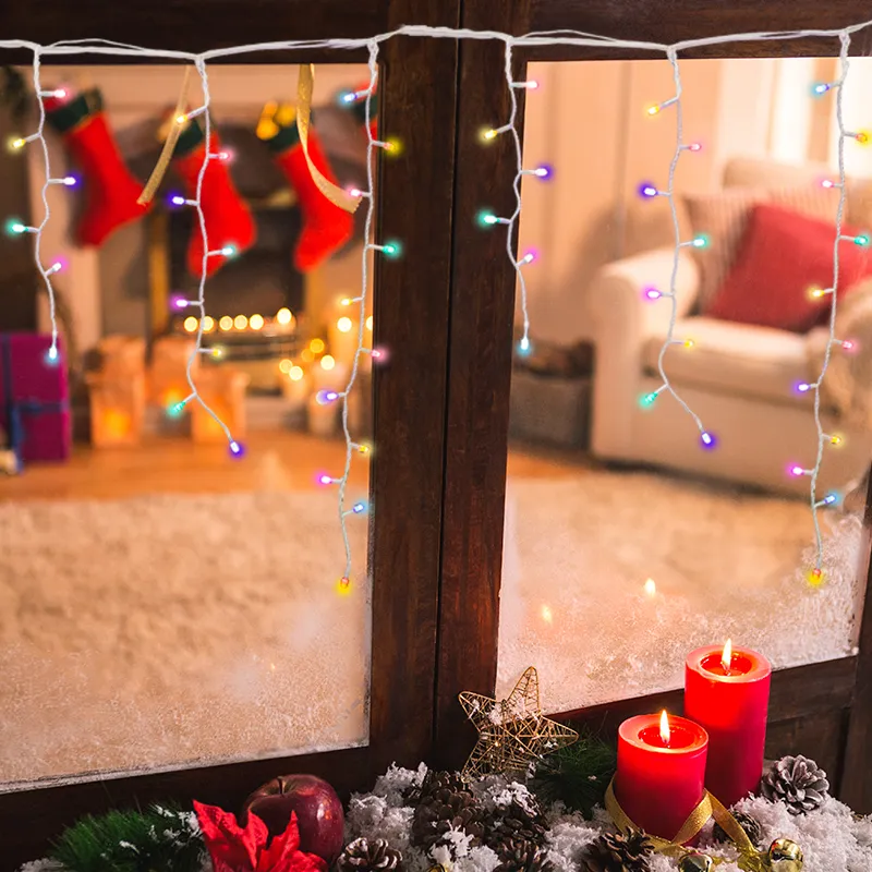 Serie Cascada 300 Luces Multicolor Luz Led Navideña - Image 7