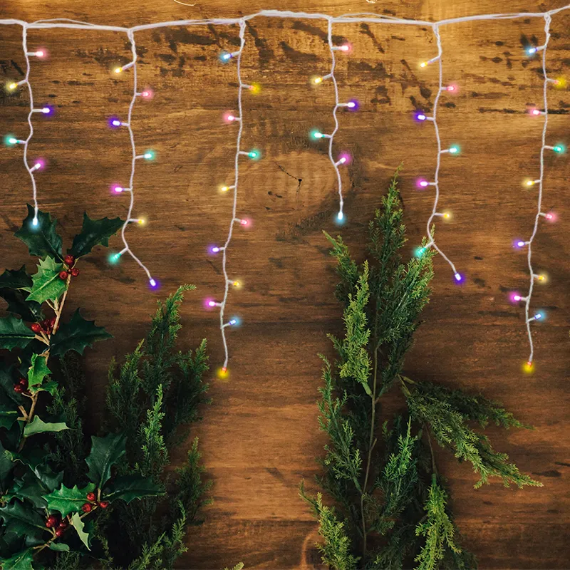 Serie Cascada 300 Luces Multicolor Luz Led Navideña - Image 6