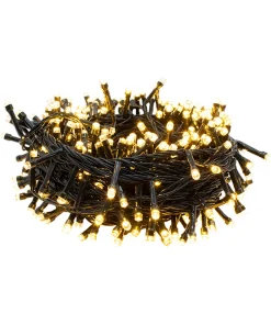 Serie Navideña 100 Luces Led Tipo Lupa Luz Cálida 6.5 Mts