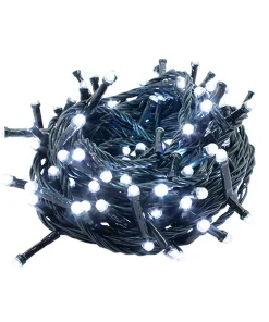 Serie Navideña 300 Luces Led Luz Blanca 14mts 8 Funciones