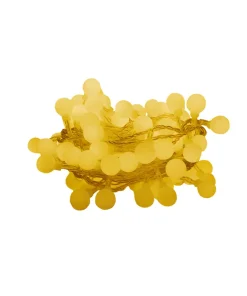 Serie Navideña 100 Luces Led Tipo Bombilla Luz Cálida 8 Mts