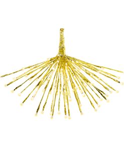 Decoración Navideña Bola Explosiva Con 120 Led Luz Cálida