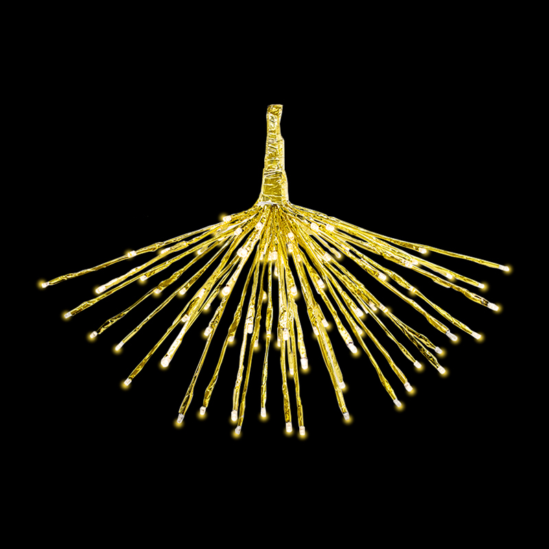 Decoración Navideña Bola Explosiva Con 120 Led Luz Cálida - Image 4