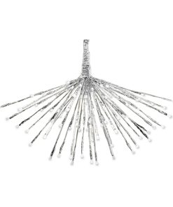 Decoración Navideña Bola Explosiva Con 120 Led Luz Blanca