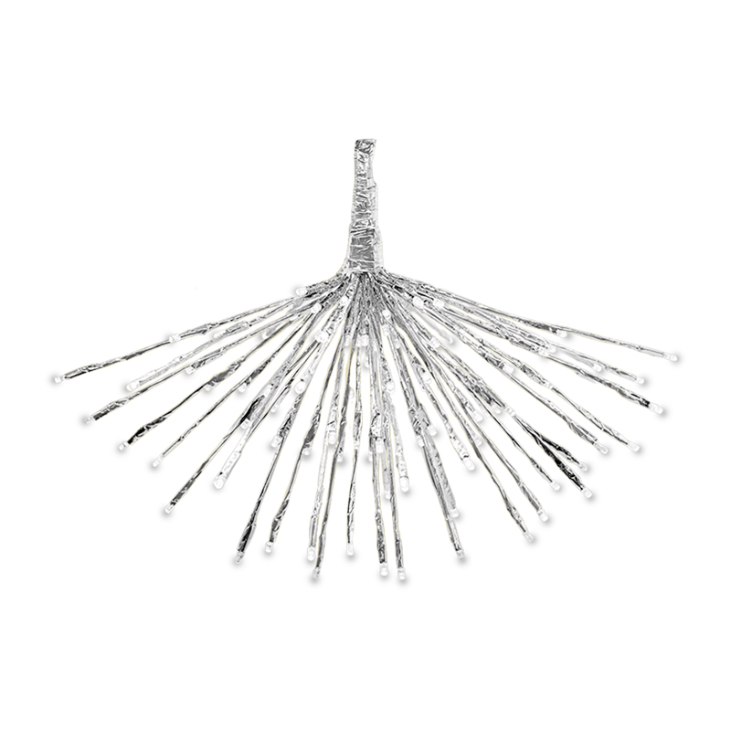 Decoración Navideña Bola Explosiva Con 120 Led Luz Blanca