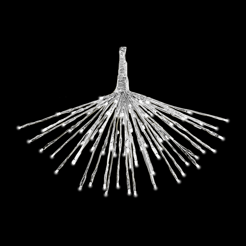 Decoración Navideña Bola Explosiva Con 120 Led Luz Blanca - Image 4