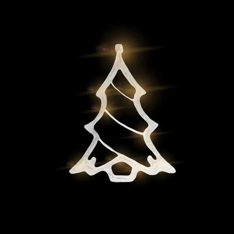 Serie Navideña Cascada Figuras Navideñas Luz Cálida 3.5mts - Image 7