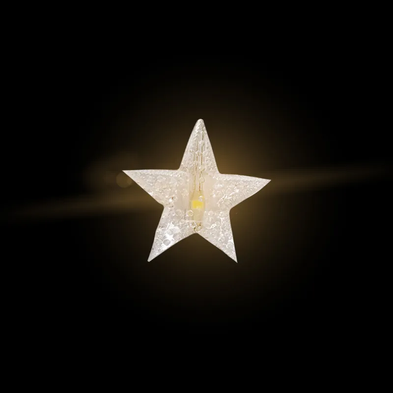 Serie Navideña Cascada Figuras Navideñas Luz Cálida 3.5mts - Image 6