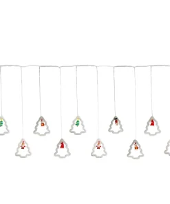 Serie Navideña Cascada Arbol Navidad Led Multicolor 3.5mts