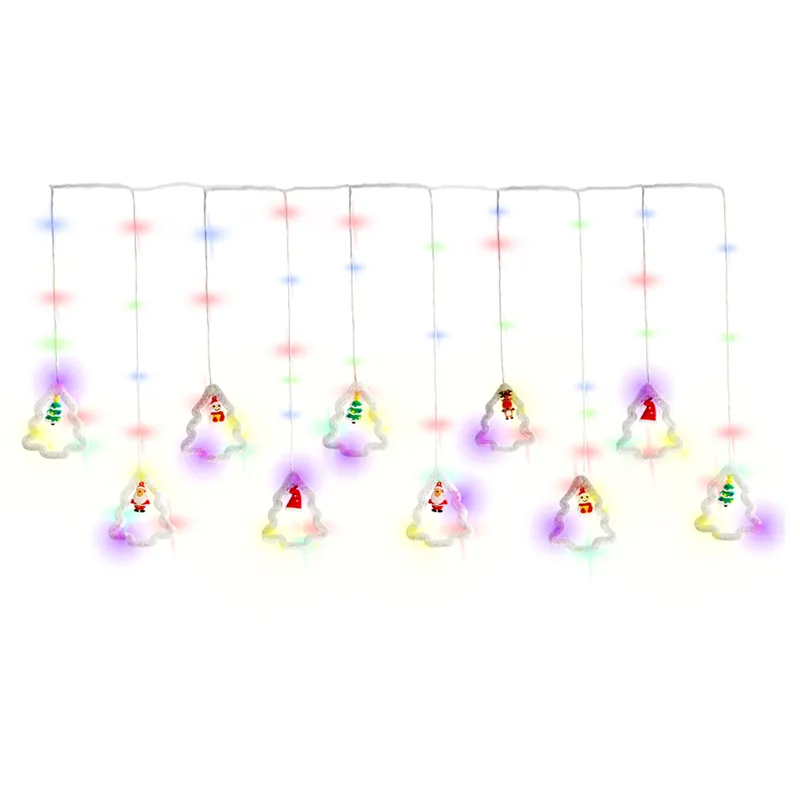 Serie Navideña Cascada Arbol Navidad Led Multicolor 3.5mts - Image 3