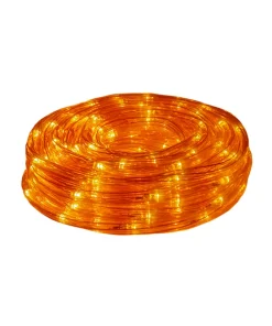 Serie Manguera Navideña Luz Led Naranja 10 Mts
