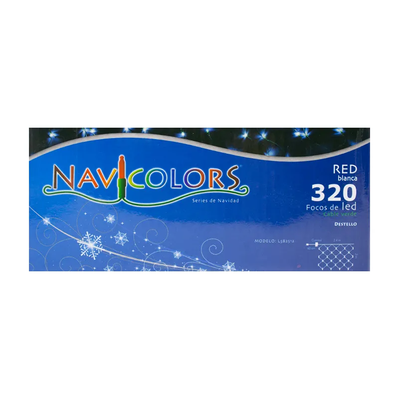 Red De Luces Led Navideña 320 Led Luz Blanca 3mts - Image 8