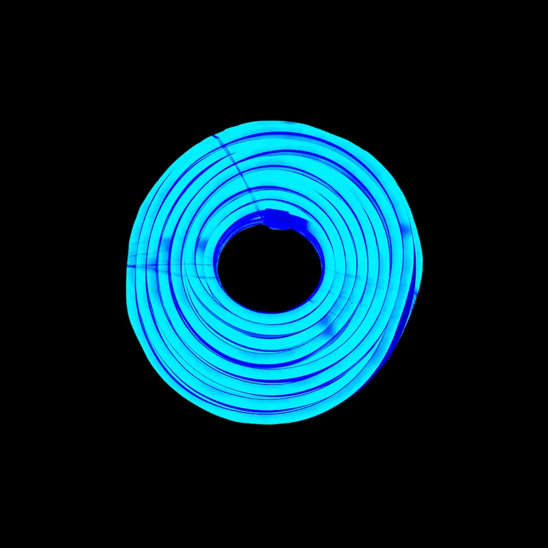 Manguera Navideña Luz Led Neon Azul Doble Vista 10 Metros - Image 3