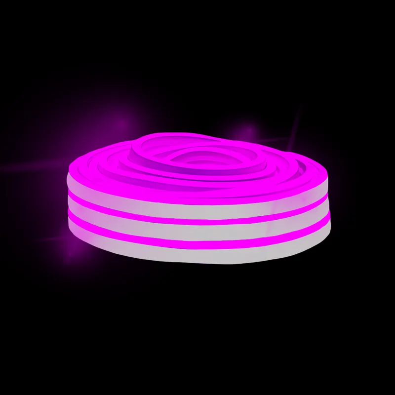 Manguera Navideña Luz Led Neon Morada Doble Vista 10 Metros - Image 2