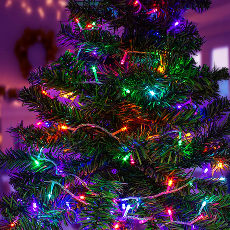 Serie Navideña 2000 Led Luz Multicolor 90 Metros 8 Funciones - Image 2