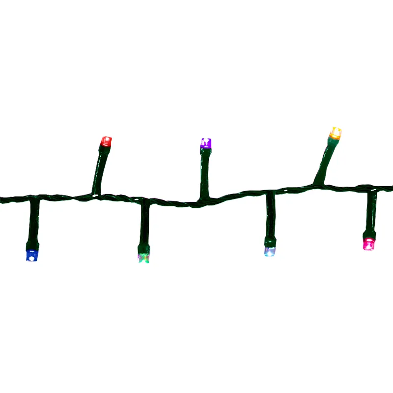 Serie Navideña 2000 Led Luz Multicolor 90mts Cable Verde 8 Funciones - Image 6