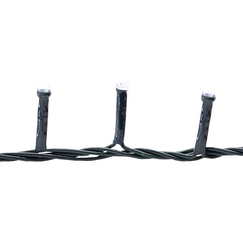 Serie Navideña 2000 Led Luz Blanca 90mts Cable Verde 8 Modos - Image 9