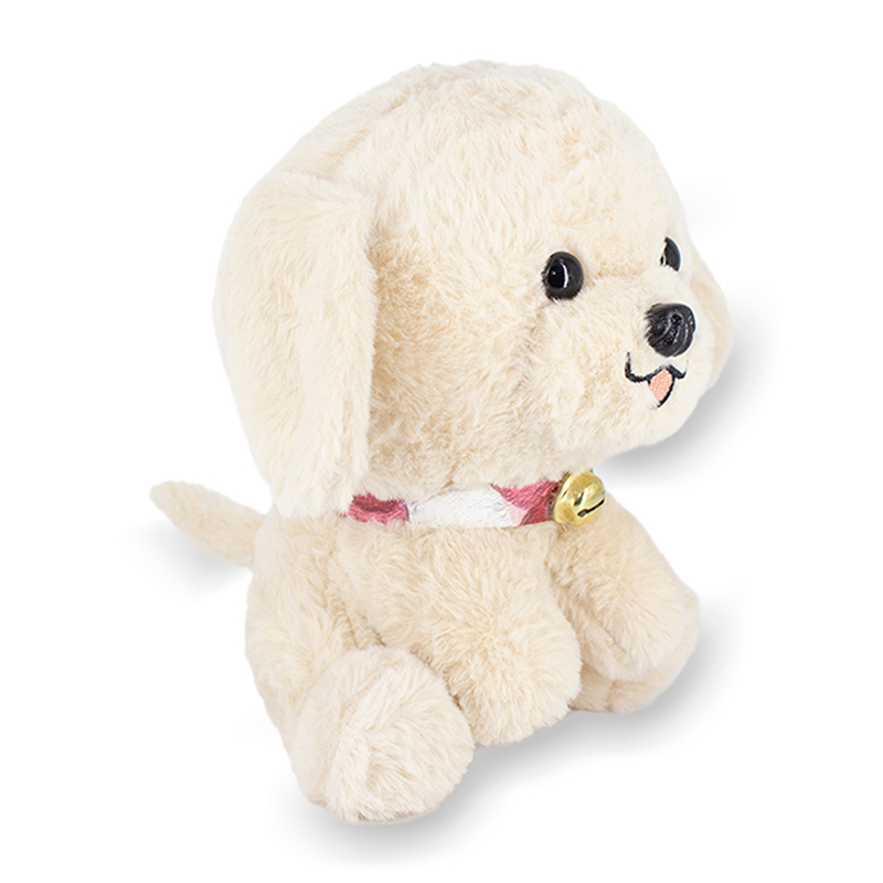 Peluche de Perro con Collar De Cascabel