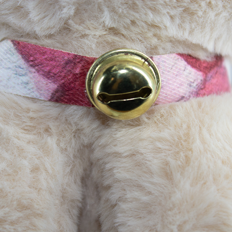 Peluche de Perro con Collar De Cascabel - Image 5