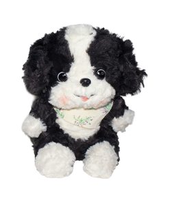 Perro de Peluche ultra suave con Babero