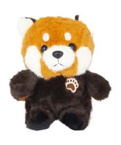 Peluche de Panda Rojo tierno sentado