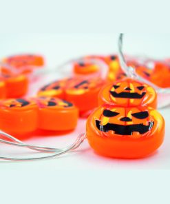 Guirnalda de calabaza 20 led naranja decoracion de Halloween