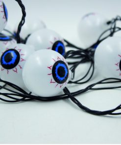 Luces de forma de ojo Halloween 20 led luz amarilla