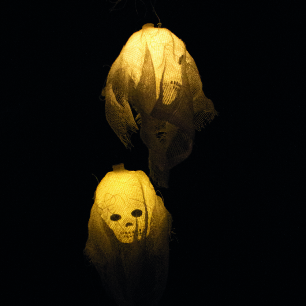 Serie De Luz Led Calavera Fantasma 20 Focos 3.5 Mts - Image 5